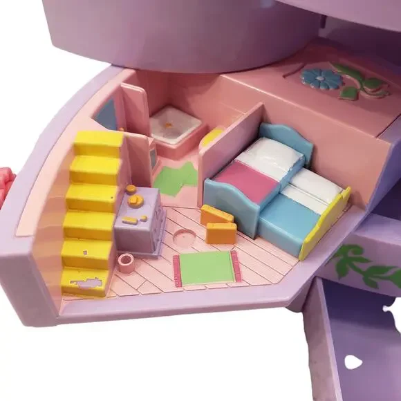 Vintage Polly Pocket Hospital Polly Pocket Wonderful Wedding Pull Out Playhouse - Picture 8 of 16